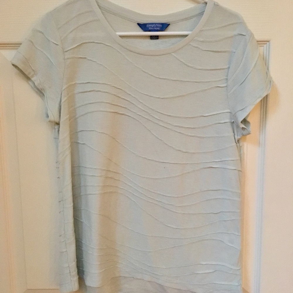 L simply Vera Wang, very pale blue